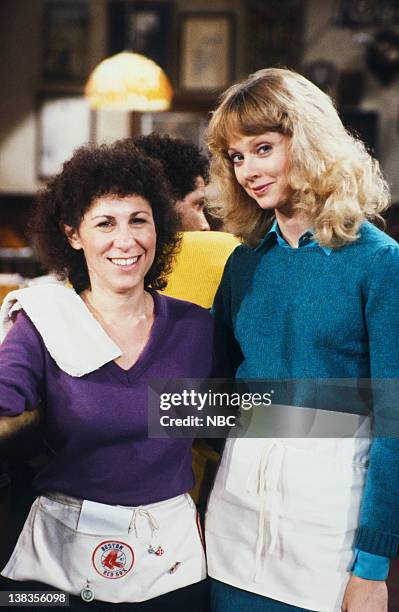 Let Me Count the Ways" Episode 14 -- Air Date -- Pictured: Rhea Perlman as Carla Tortelli, Shelley Long as Diane Chambers