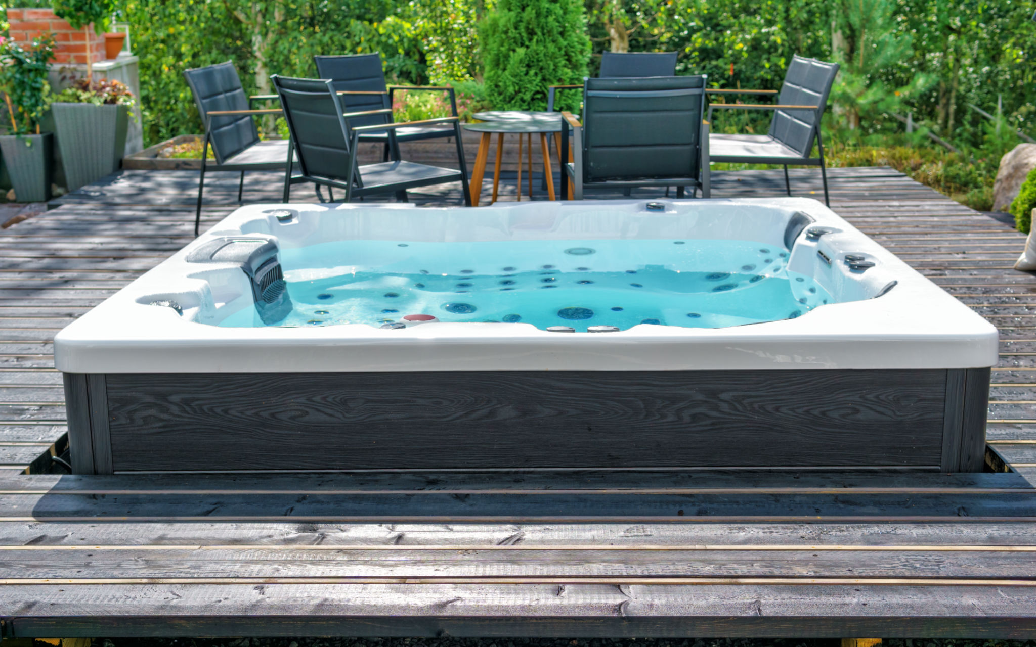 outdoor spa jets