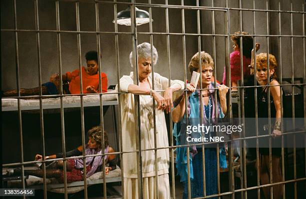 Ladies of the Evening" Episode 2 -- Pictured: Amelia Kinkade as Hooker, Ursaline Bryant as Hooker, Bea Arthur as Dorothy Petrillo Zbornak, Rue...