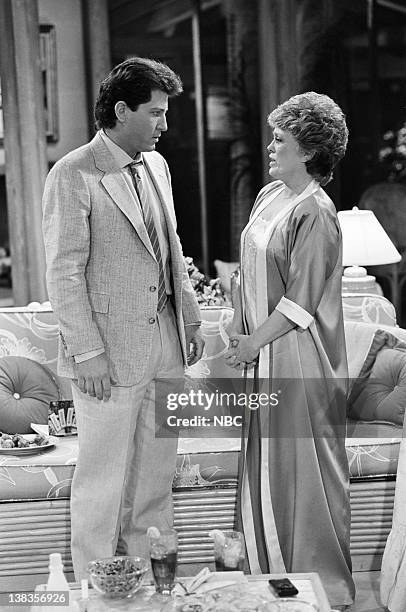 Son-in-Law Dearest" Episode 23 -- Pictured: Jonathan Perpich as Dennis, Rue McClanahan as Blanche Devereaux