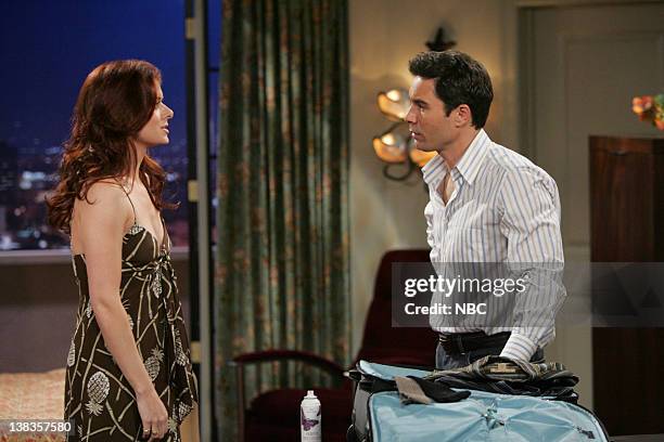 Love L. Gay" Episode 14 -- Pictured: Debra Messing as Grace Adler, Eric McCormack as Will Truman