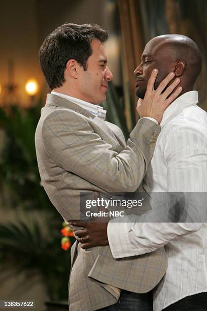 Love L. Gay" Episode 14 -- Pictured: Eric McCormack as Will Truman, Taye Diggs as James Hanson