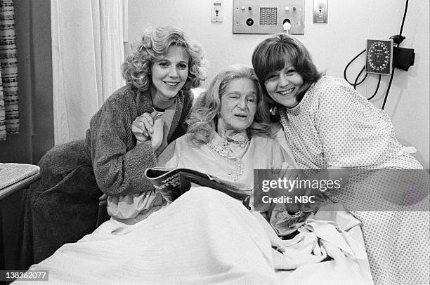 The Women" Episode 19 -- Pictured: Blythe Danner as Paige Gerradeaux, Eva Le Gallienne as Evelyn Milbourne, Brenda Vaccaro as Rose Orso