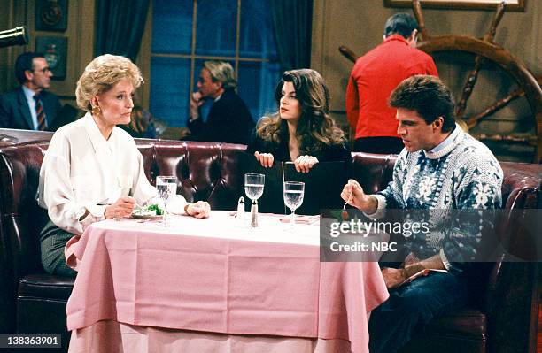 Sammy and the Professor" Episode 13 -- Air Date -- Pictured: Alexis Smith as Alice Anne Volkman, Kirstie Alley as Rebecca Howe, Ted Danson as Sam...