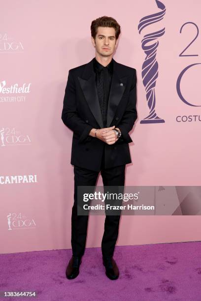 Andrew Garfield attends the 24th CDGA on March 09, 2022 in Santa Monica, California.