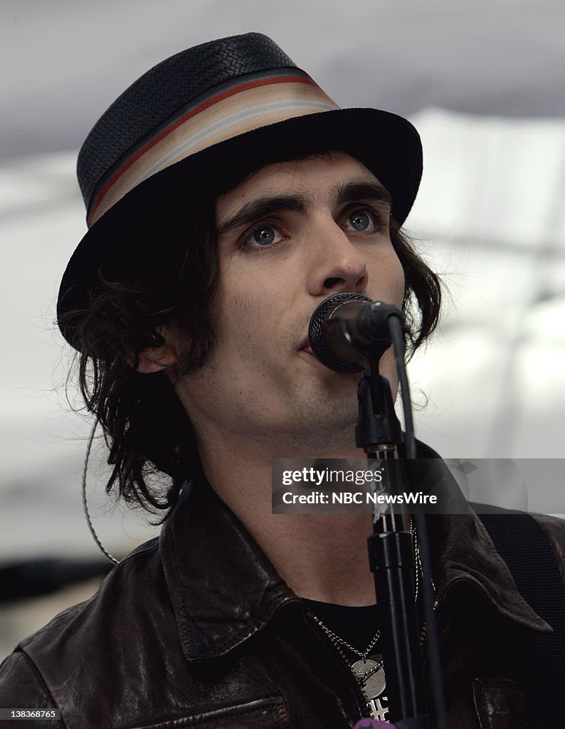 Tyson Ritter Today Singer/guitarist Tyson Ritter -- The All-American Rejects perform as ...