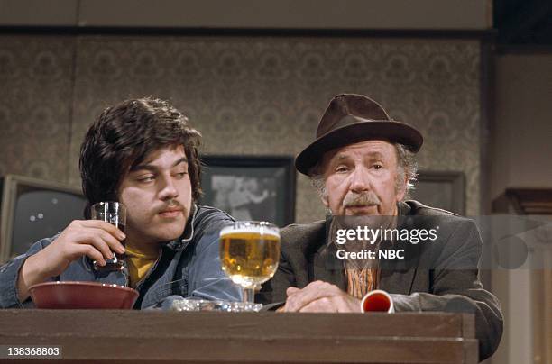 Pictured: Freddie Prinze as Chico Rodriguez, Jack Albertson as Ed Brown