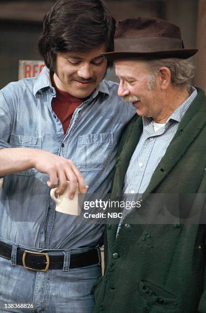 Out of Sight" Episode 14 -- Aired 01/17/75 -- Pictured: Freddie Prinze as Chico Rodriguez, Jack Albertson as Ed Brown