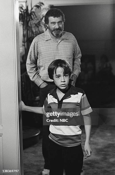 To Touch the Moon" Episode 3 -- Pictured: Victor French as Mark Gordon, Barret Oliver as Arthur Nealy