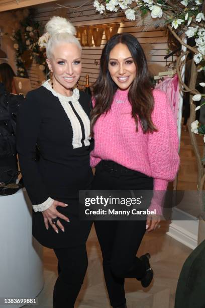 Margaret Josephs joins Melissa Gorga at the opening of her new store "Envy by Melissa Gorga" on March 09, 2022 in Ridgewood, New Jersey.