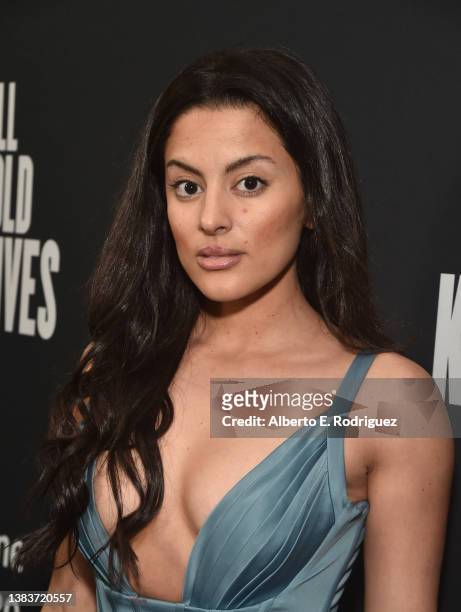 Carmela Zumbado attends Amazon Studios' "All The Old Knives" Los Angeles Special Screening at The London West Hollywood at Beverly Hills on March 09,...
