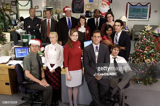 Benihana Christmas" Episode 9 -- Aired 12/14/06 -- Pictured: Back Row , Creed Bratton as Creed, Paul Liberstein as Toby, Brian Baumgartner as Kevin...