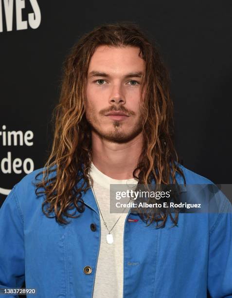 Sam Corlett attends Amazon Studios' "All The Old Knives" Los Angeles Special Screening at The London West Hollywood at Beverly Hills on March 09,...