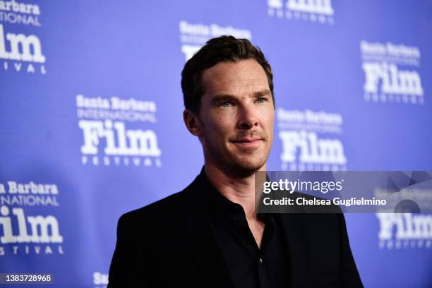 Actor Benedict Cumberbatch attends the Cinema Vanguard Award ceremony during the 2022 Santa Barbara International Film Festival at The Arlington...