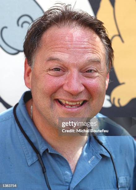 Actor Steven Furst poses during the Best Friends Animal Sanctuary Pet Adoption Festival at Jonny Carson Park on September 14, 2002 in Burbank,...