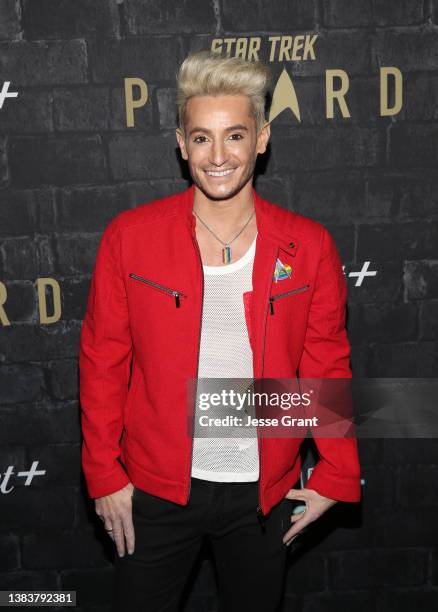 Frankie Grande attends Paramount+'s "10 Forward: The Experience" VIP Opening Night on March 09, 2022 in Los Angeles, California.