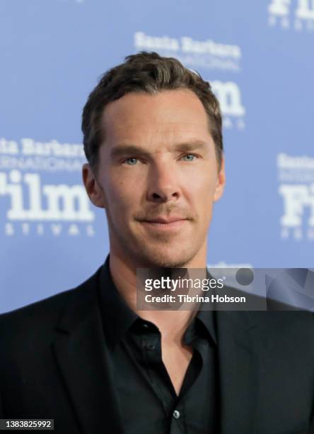 Benedict Cumberbatch attends the Cinema Vanguard Award ceremony during the 37th Annual Santa Barbara International Film Festival at Arlington Theatre...