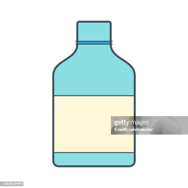 vitamins and minerals pot design - zinc supplement stock illustrations