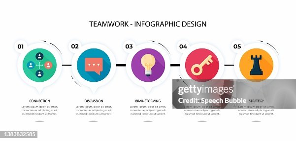 Teamwork Infographic Stock Illustration High-Res Vector Graphic - Getty ...