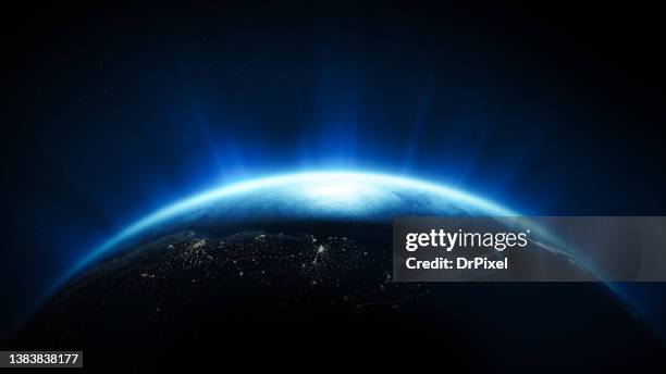 planet earth - stratosphere stock pictures, royalty-free photos & images
