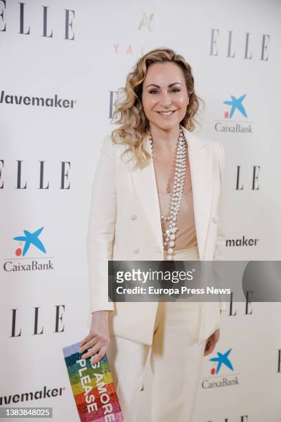 The actress Ana Milan, poses at the photocall of the Elle Woman Awards ceremony for female talent, at the Auditorio El Beatriz Madrid, on 10 March,...