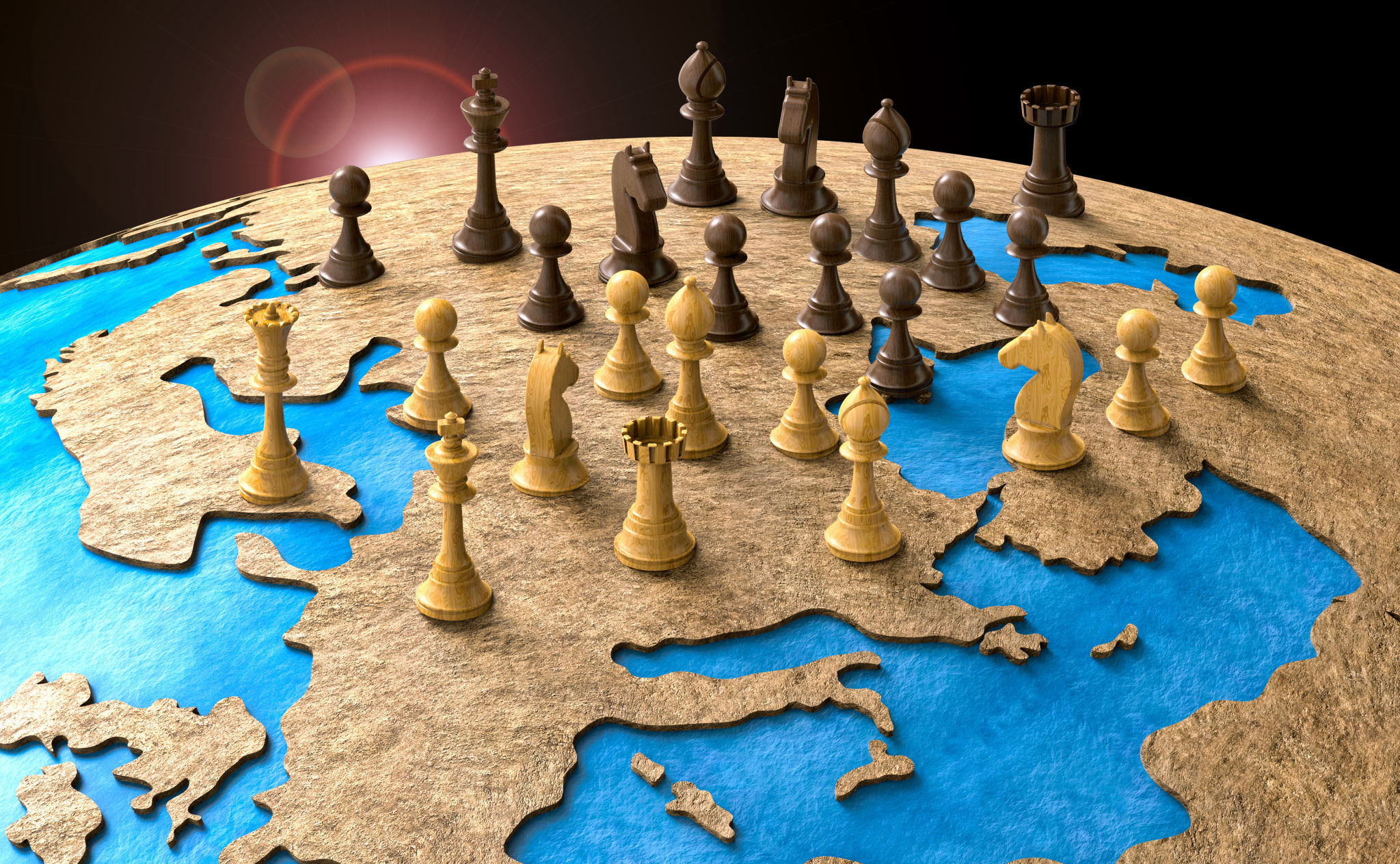 geopolitical map