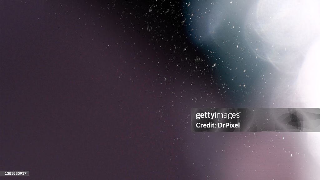 Abstract Light over Gradient Background