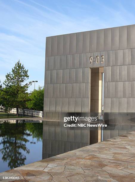 12th Anniversary of Oklahoma City Bombings -- Pictured: Oklahoma City National Memorial & Museum -- Former New York City Mayor Rudy Giuliani...