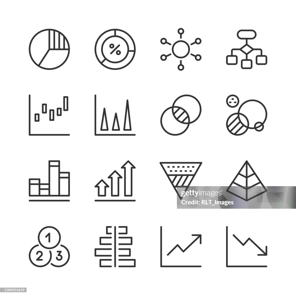 Infographic Icons 2 — Monoline Series