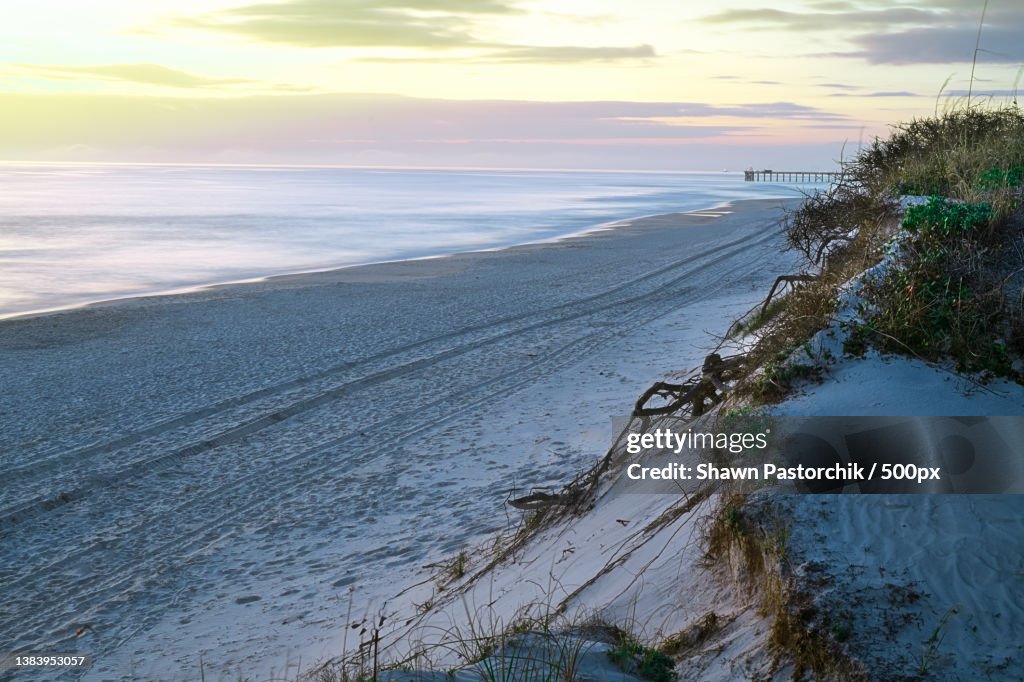 Sunset at the Dunes,Scenic view of sea against sky during sunset,Panama City,Florida,United States,USA