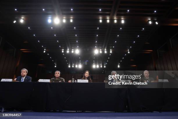 Federal Bureau of Investigation Director Christopher Wray, National Security Agency Director Gen. Paul Nakasone, Director of National Intelligence...