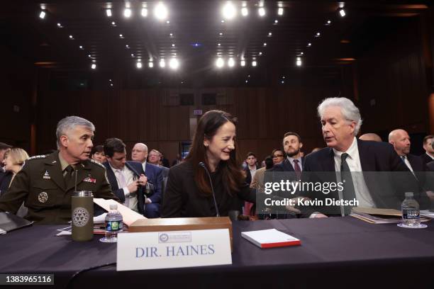 National Security Agency Director Gen. Paul Nakasone, Director of National Intelligence Avril Haines and Central Intelligence Agency Director William...