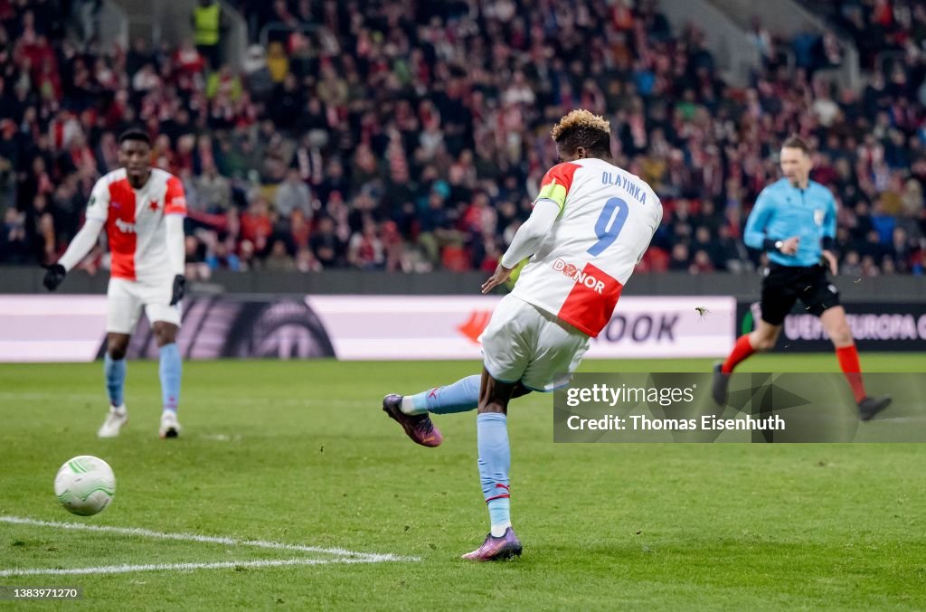 Slavia Praha v LASK: Round of 16 Leg One - UEFA Europa Conference League