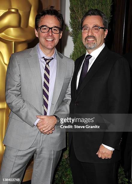 The Help' Producers Chris Columbus and Michael Barnathan arrives at the 84th Annual Academy Awards Nominees Luncheon at The Beverly Hilton hotel on...