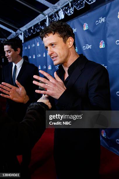 The Cape" Premiere Party -- Pictured: James Frain, David Lyons