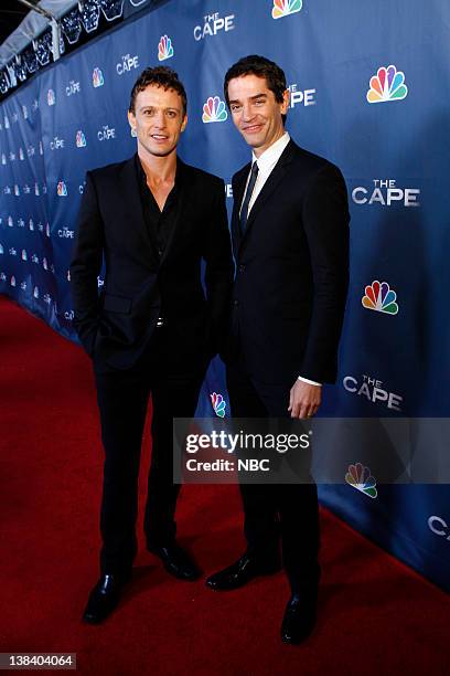 The Cape" Premiere Party -- Pictured: David Lyons, James Frain