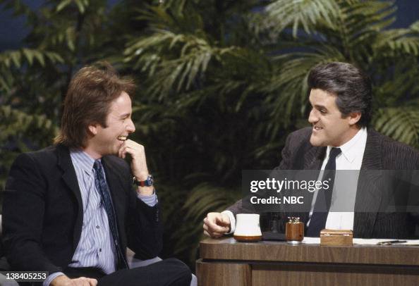Johnnyc Ritter Actor/comedian John Ritter during and interview with host Jay Leno on ...