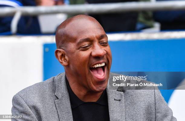 Dublin , Ireland - 2 July 2023; Dion Dublin, former footballer with Manchester United, Coventry City and Aston Villa, in attendance at the GAA...