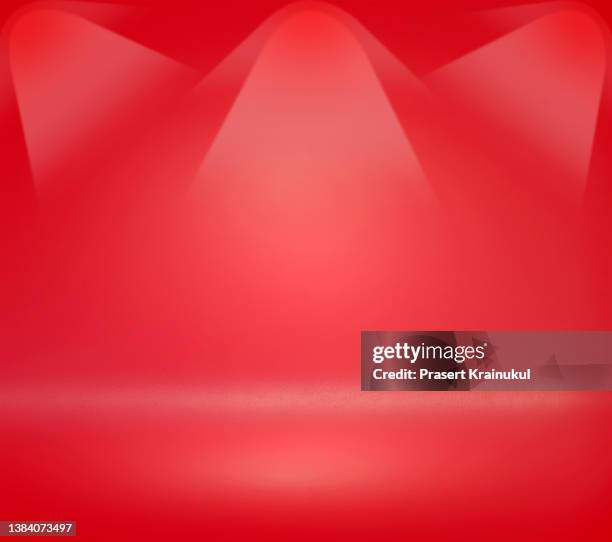 red  background and downlight - presentation party stock pictures, royalty-free photos & images