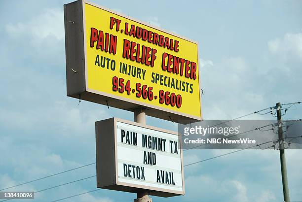 Florida Pain Clinics -- Pictured: Pain clinics are plentiful in south Florida, with nearly 100 in Broward - County alone. WHile many clinics are...