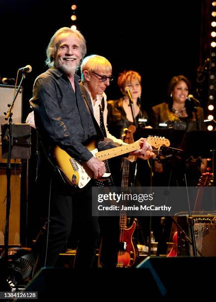 Jackson Browne performs onstage during the Sixth Annual LOVE ROCKS NYC Benefit Concert For God's Love We Deliver at Beacon Theatre on March 10, 2022...