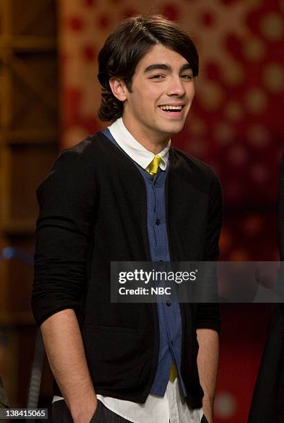 Joe Jonas -- Air Date -- Episode 3663 -- Pictured: Joe Jonas of the Jonas Brothers on November 24, 2008