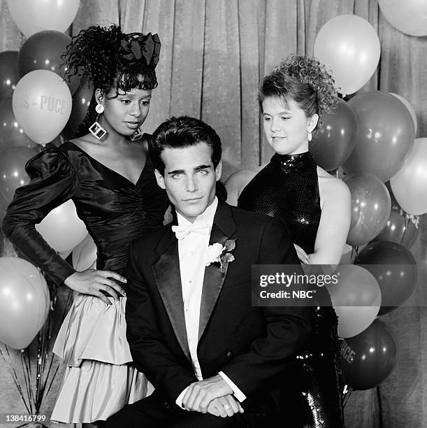 Pictured: Tempestt Bledsoe as Margaret, Brian Bloom as Kevin McCrea, Tracey Gold as Angela Strull