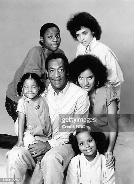 Pictured: Malcolm-Jamal Warner as Theodore 'Theo' Huxtable, Lisa Bonet as Denise Huxtable Kendall, Keshia Knight Pulliam as Rudy Huxtable, Bill Cosby...