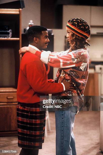 Where there's a Will, there's a Way" pt. 1 Episode 1 -- Aired 9/20/93 -- Pictured: Tyra Banks as Jackie Ames, Alfonso Ribeiro as Carlton Banks