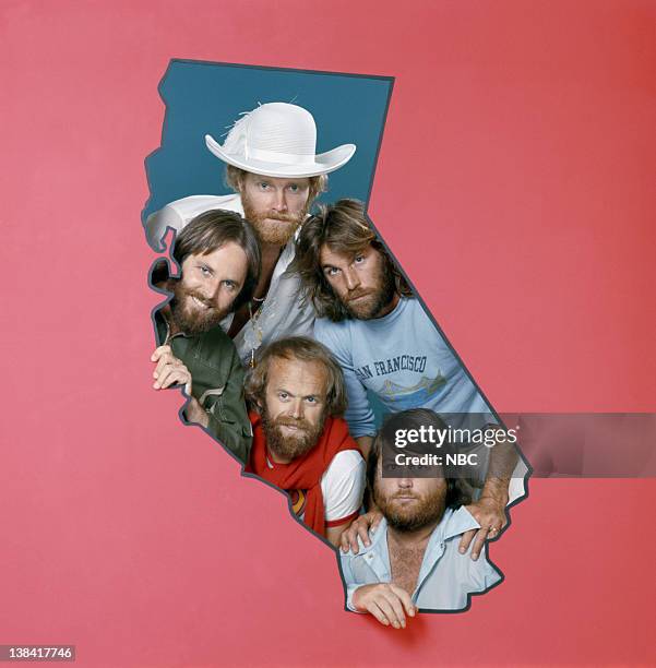 Aired 8/5/76 -- Pictured: Mike Love, Dennis Wilson, Brian Wilson, Al Jardine, Carl Wilson