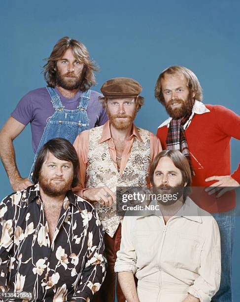 Aired 8/5/76 -- Pictured: Dennis Wilson, Mike Love, Al Jardine, Carl Wilson, Brian Wilson