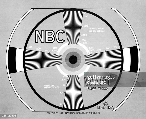 Nbc Color Test Pattern NBC Test Patterns News Photo - Getty Images