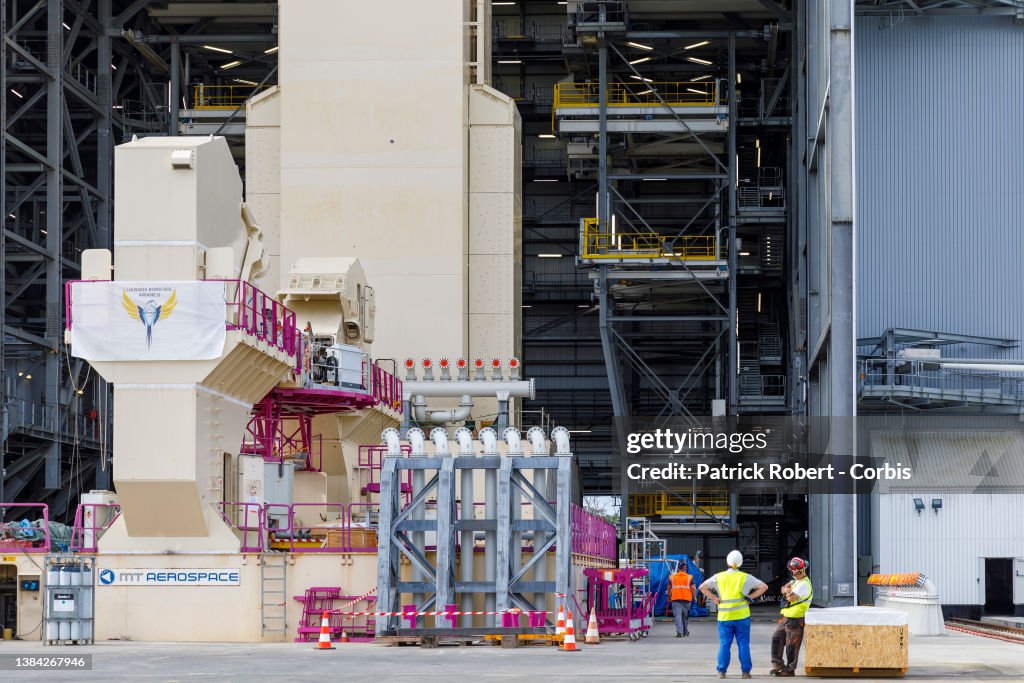 The launch pad for the Ariane 6 launcher