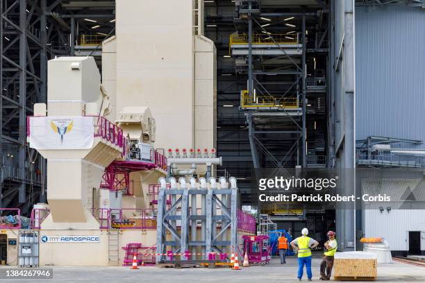 Guiana Space Center. The launch pad for the future Ariane 6 launcher has just been completed. The first flight is scheduled for the end of 2022. The...